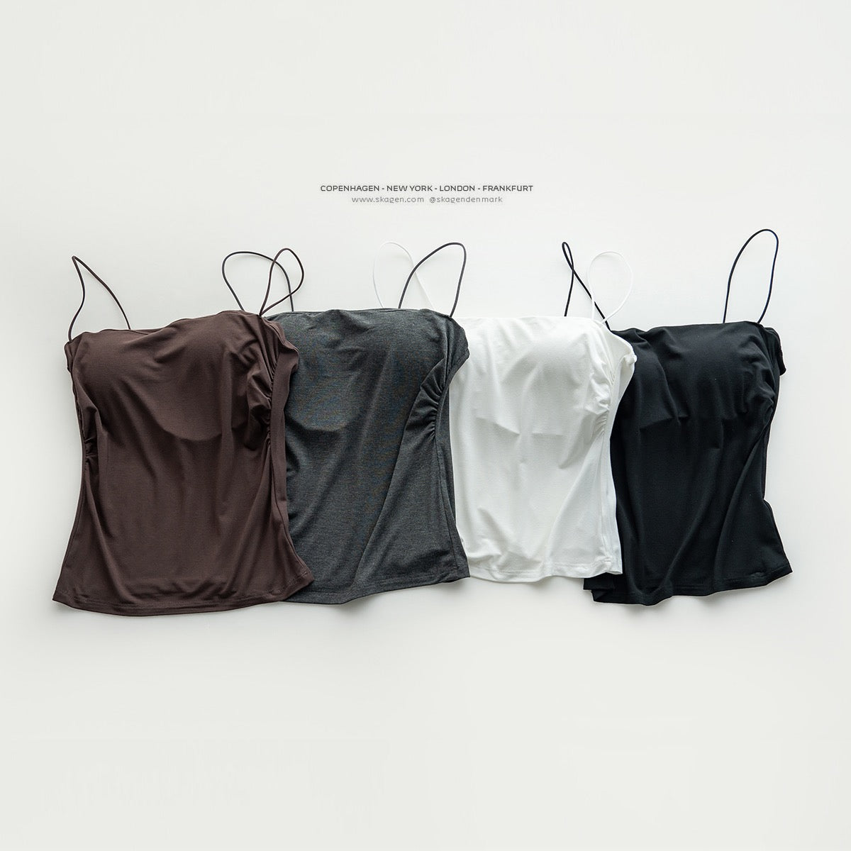 Minimalist Built In Bra Spaghetti Top